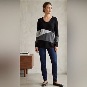 Cleo V-neck sweater
